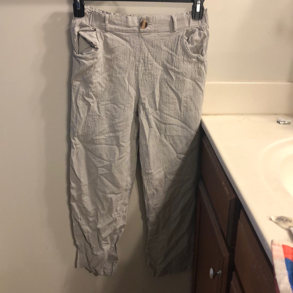 Khaki kids pants
